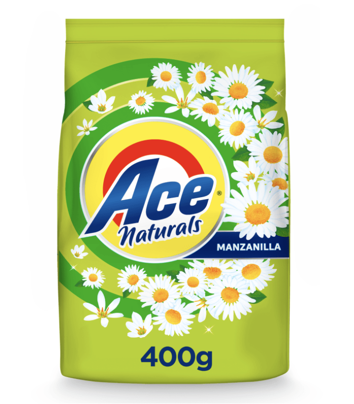 ACE DETERGENTE EN POLVO MANZANILLA X 400 GR