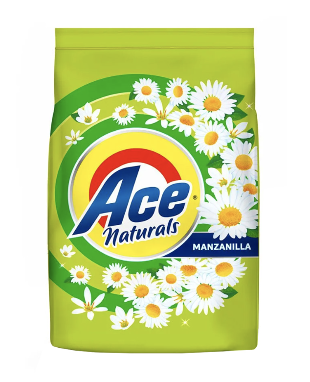 ACE DETERGENTE EN POLVO NATURALS MANZANILLA X 2700 GR