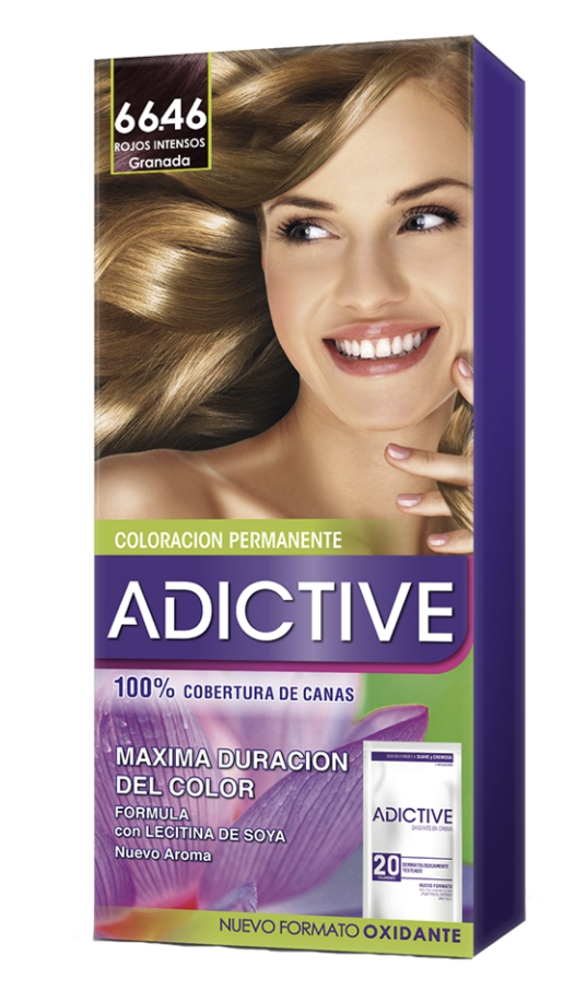 ADICTIVE 66/46 ROJO GRANADA X 40 GR