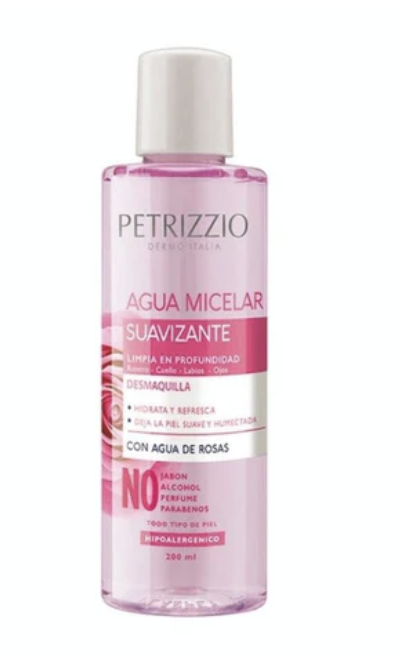 AGUA MICELAR DE ROSAS X 200 ML PETRIZZIO