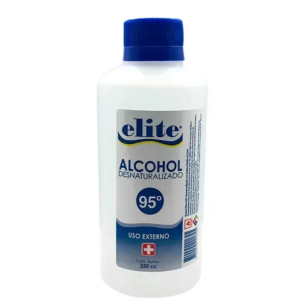 ALCOHOL 95% X 250 ML ELITE