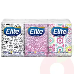 ELITE PAÑUELOS COMPACTO DISEÑO PACK X6