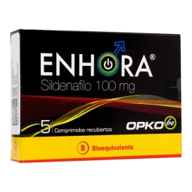 ENHORA COM 100 MG X  5 OPKO...