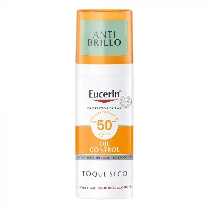 EUCERIN OIL CONTROL SUN GEL TOQUE SECO FPS50+ X 50 ML