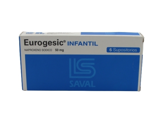 EUROGESIC INF SUP 50 MG X 6