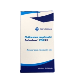 FLUTICASONA/SALMETEROL INH 250/25 MCG X 120 DSS