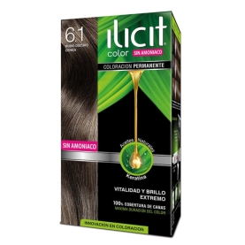 ILICIT SIN AMONIACO 6/1 RUB OSCURO CENIZA X 60 GR