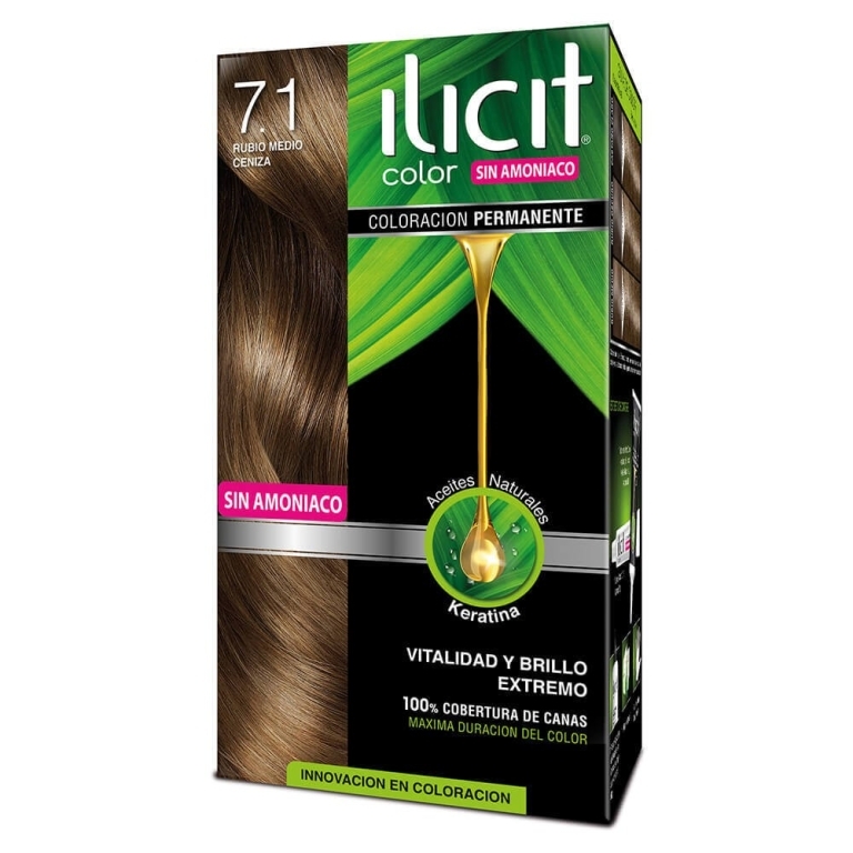 ILICIT SIN AMONIACO 7/1 RUB MEDIO CENIZA X 60 GR