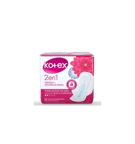 KOTEX TOALLA 2 EN 1 NORMAL...