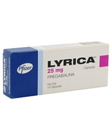 LYRICA CAP 25 MG X 14