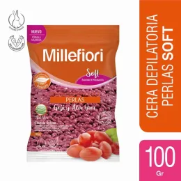 MILLEFIORI CERA PERLAS VEGETAL PIEL SENSIBL 100 GR BOLSA