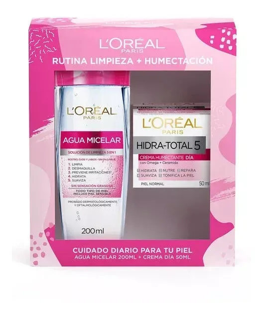 PACK LOREAL HT5 DIA + MICELAR REGULAR X 200 ML