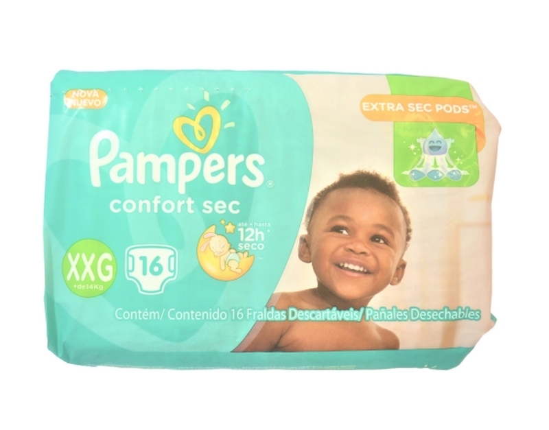 PAMPERS BEBE CONFORT SEC XXG PANAL X 16