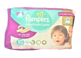 PAMPERS BEBE PREMIUM CARE XG X 16 UND