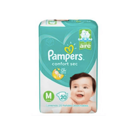 PAMPERS PAÑAL BEBE CONFORT...