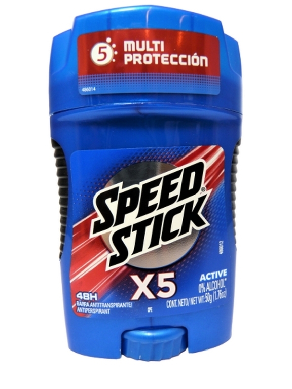 SPEED STICK DEO BARRA MULTIPROTECT X5 X 50 GR