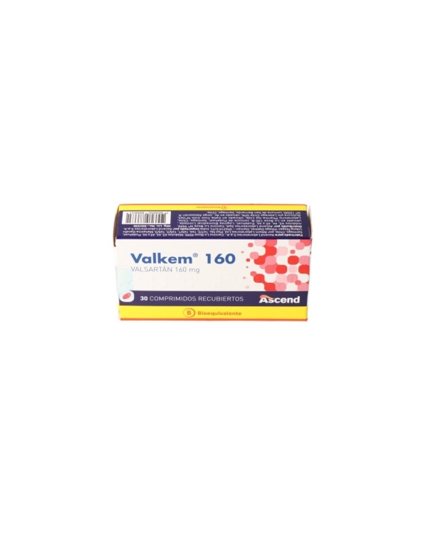 VALKEM  160 MG X 30 COMPRIMIDOS