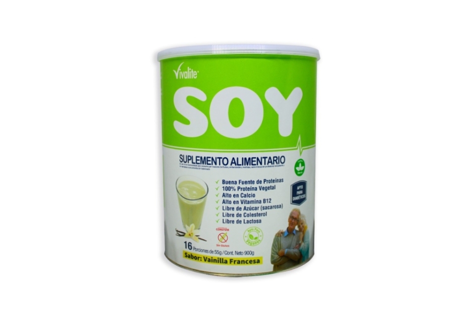 VIVALITE SOY VAINILLA FRANCESA X 900 GR