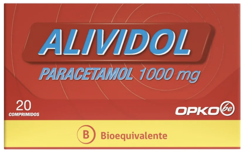 ALIVIDOL COM 1 GR X 20 (PARACETAMOL)