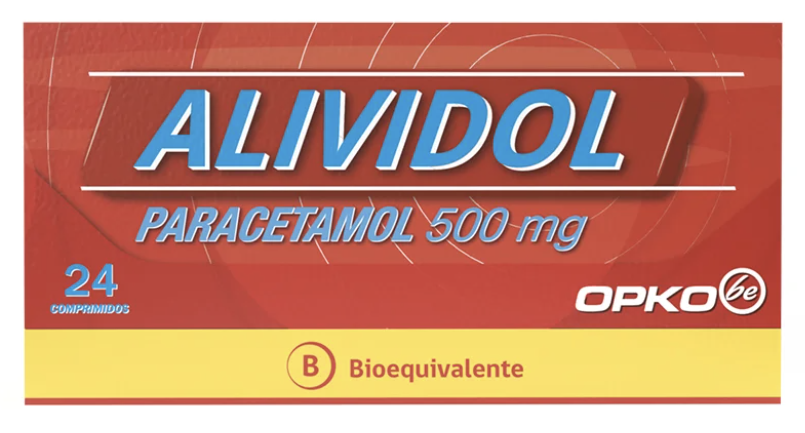 ALIVIDOL COM 500 MG X 20...