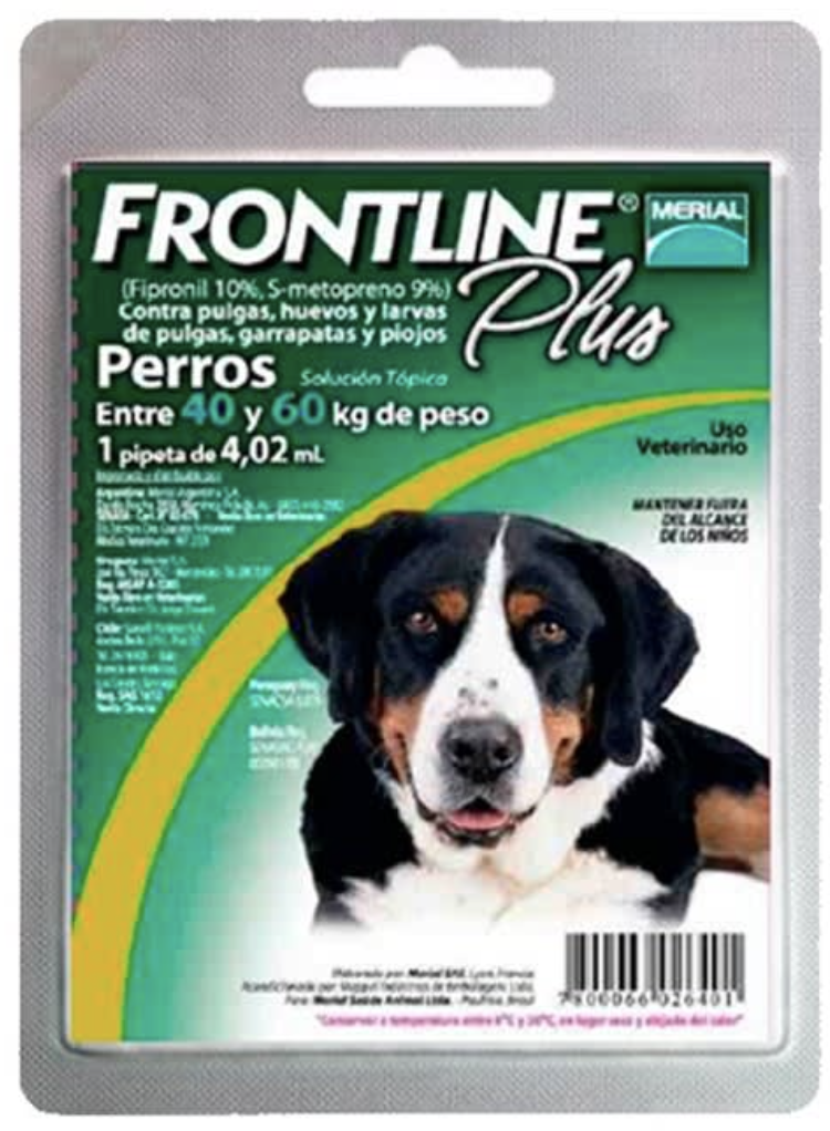 FRONTLINE PLUS PIPETA PERRO 40-60 KG 4 ML  X 1