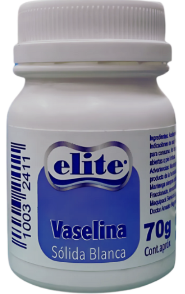 VASELINA SOLIDA BLANCA X 70 GR ELITE