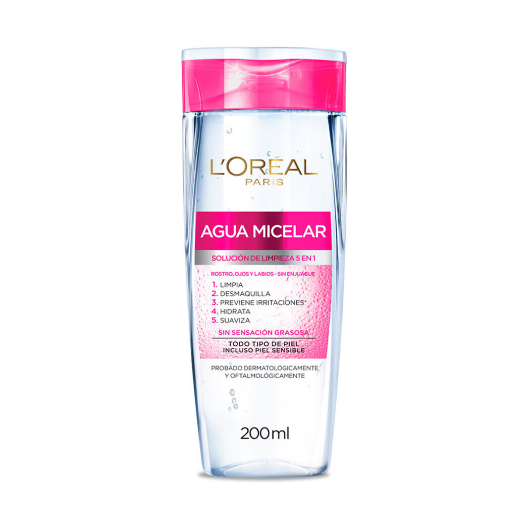 AGUA MICELAR PIEL SENSIBLE HIDRA TOTAL5 X 200 ML