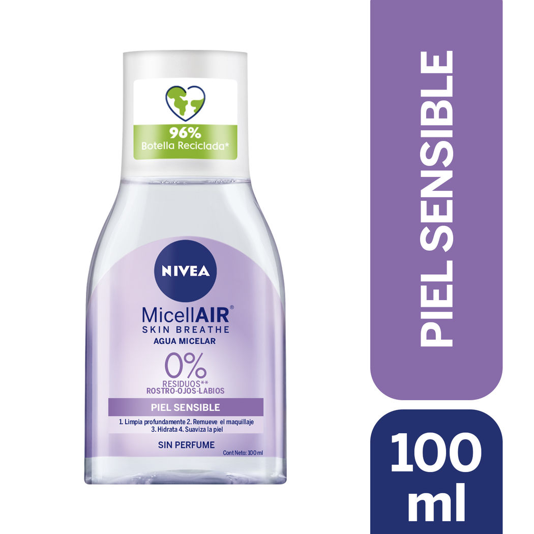 NIVEA LOCION MICELLAIR PIEL SENSIBLE X 100 ML