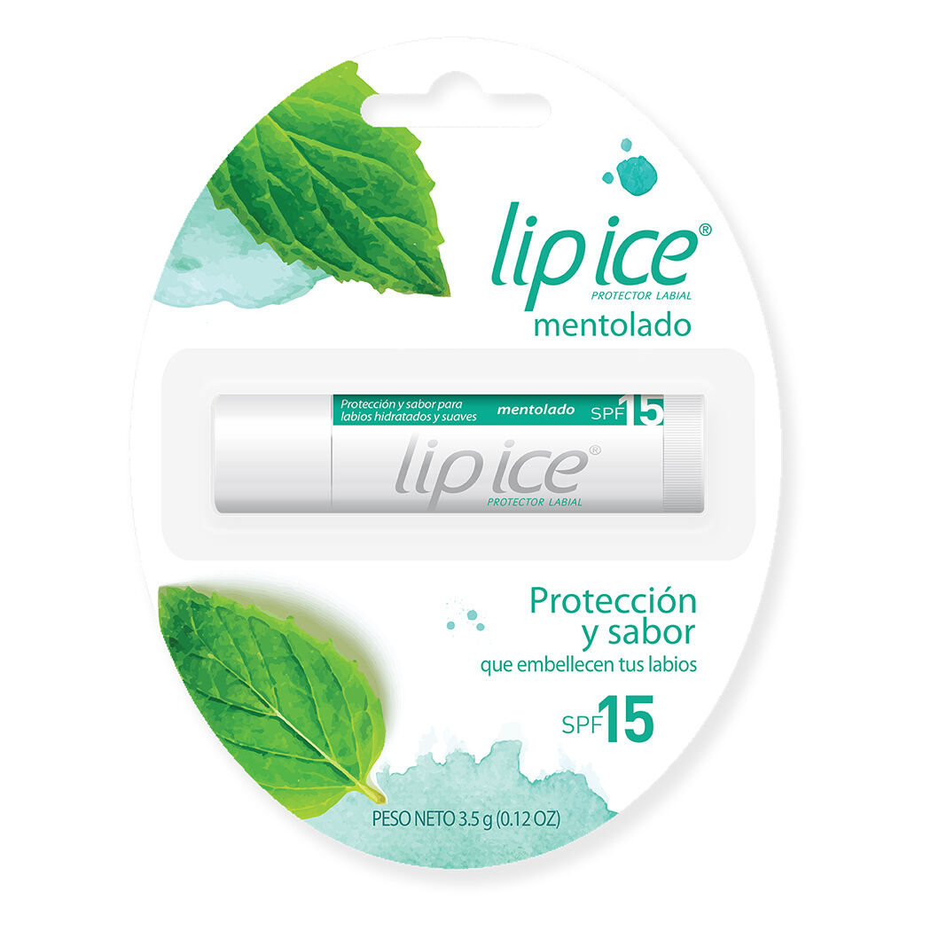 LIP ICE MENTOLADO F15 X 3.5 GR