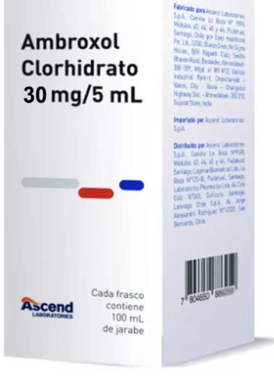 AMBROXOL JARABE 30MG/5ML X 100 ML ASCEND