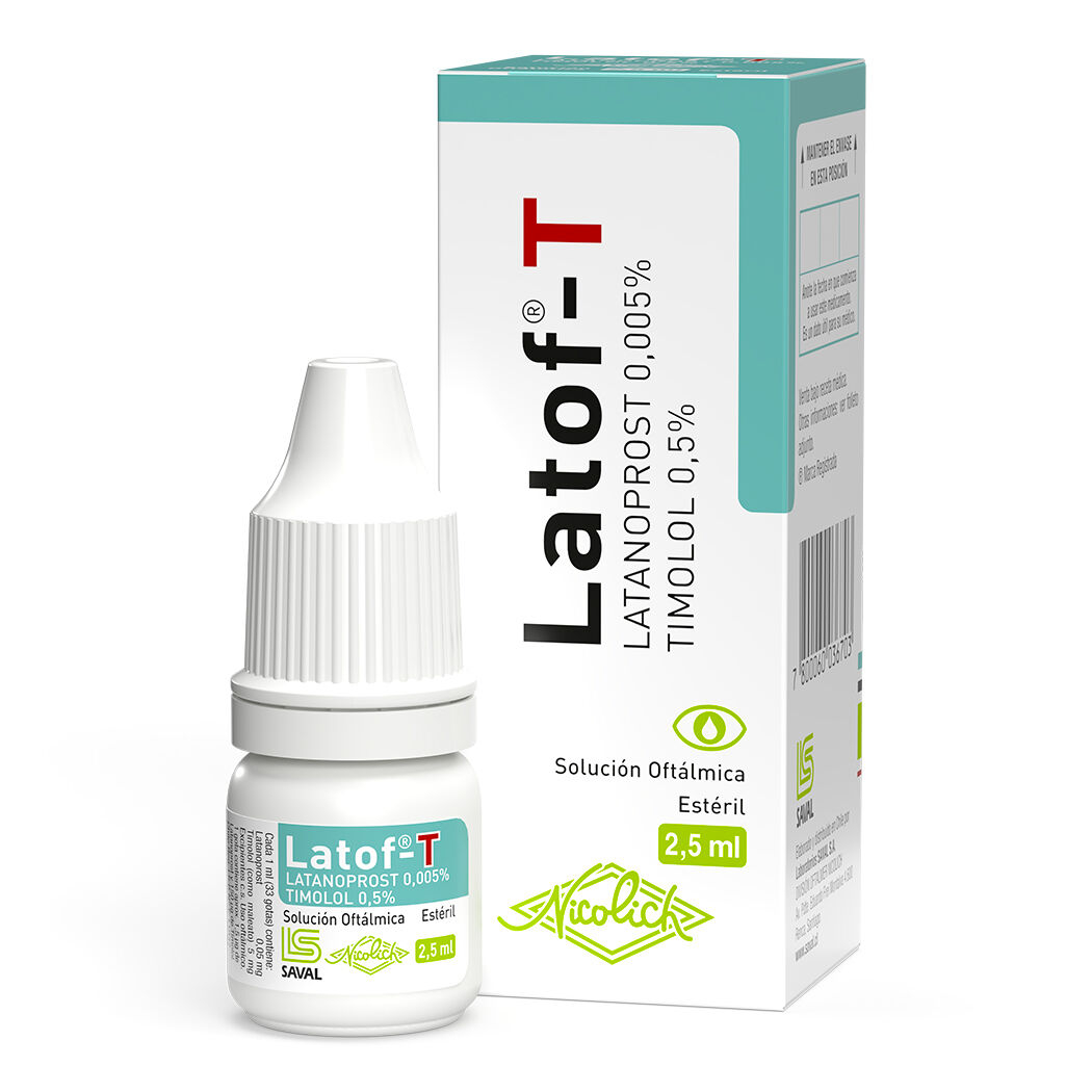 LATOF-T SOLUCION OFTALMICA X 2,5 ML