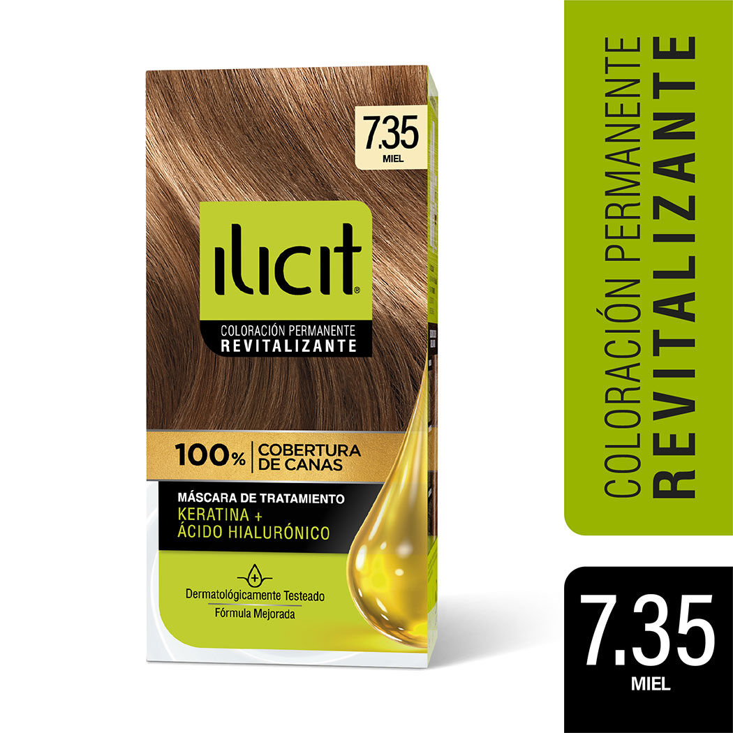 ILICIT SIN AMONIACO 7/35 MIEL X 60 GR