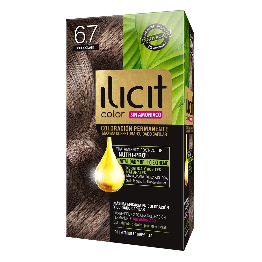 ILICIT SIN AMONIACO 6/7 CHOCOLATE X 60 GR