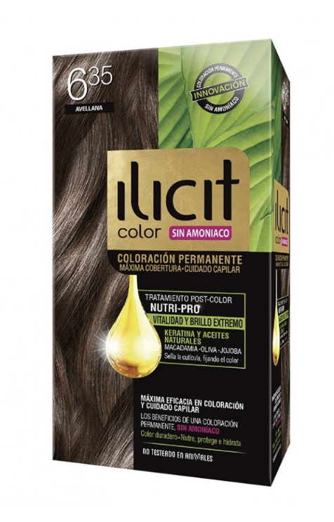 ILICIT SIN AMONIACO 6/35 AVELLANA X 60 GR