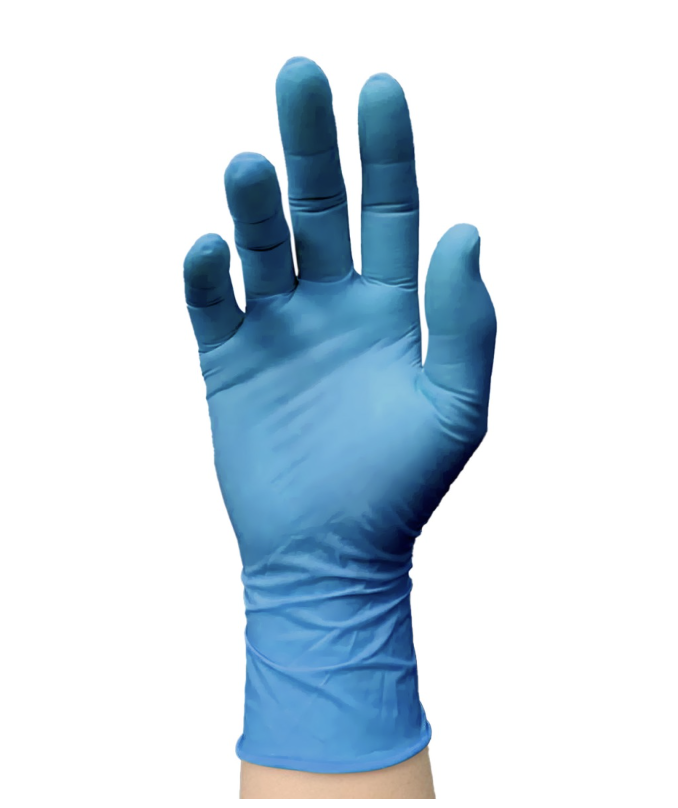 GUANTE EX NITRILO L/P AZUL TRESOR XL