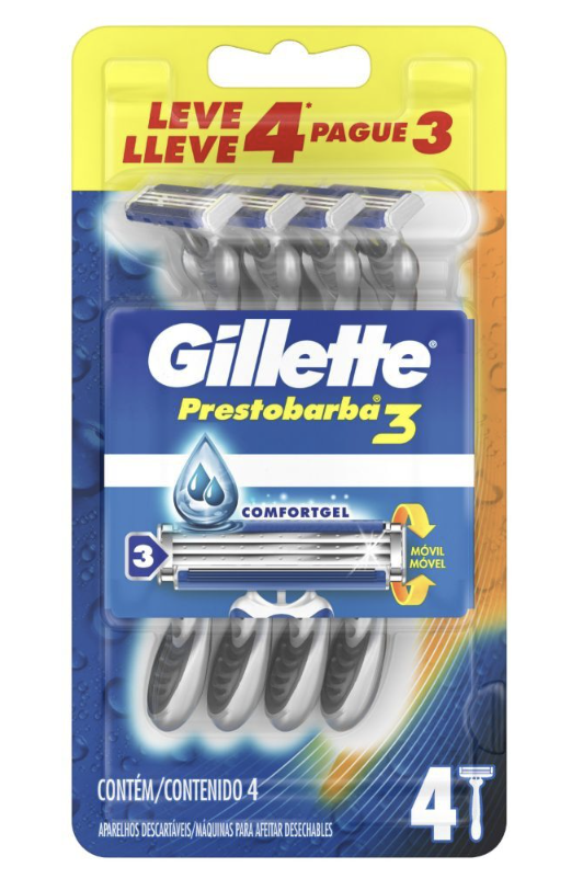 GILLETTE PRESTOBARBA3...
