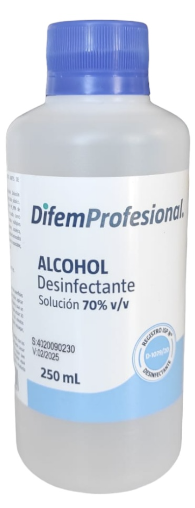 ALCOHOL DESINFEC 70% X 250 ML