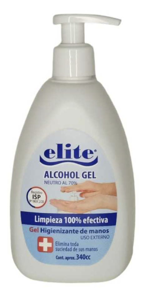 ALCOHOL GEL X 340 ML ELITE