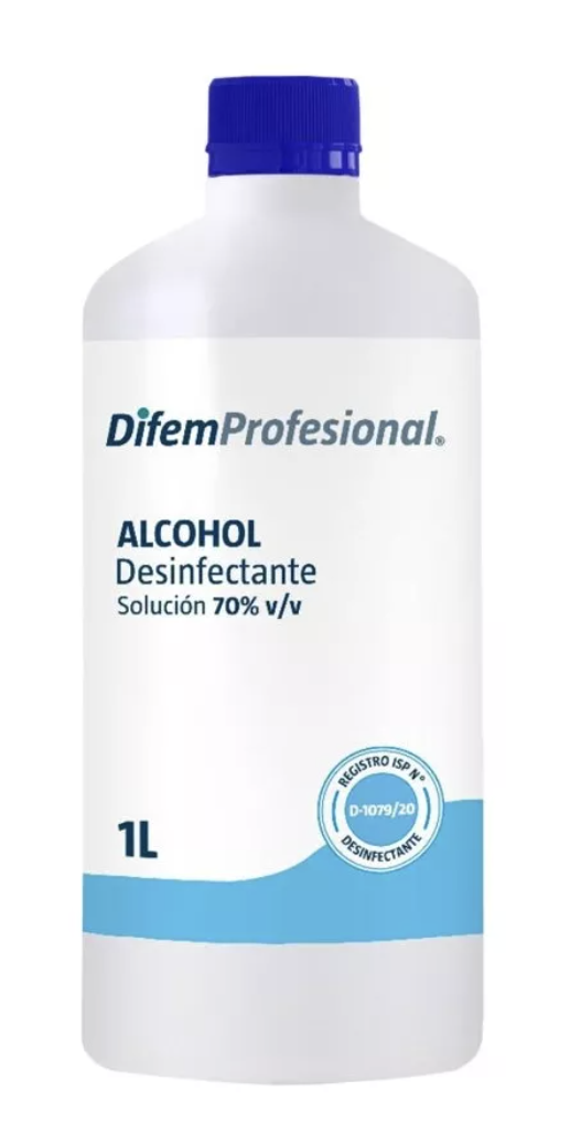ALCOHOL DESINFECTANTE  70% X 1 L