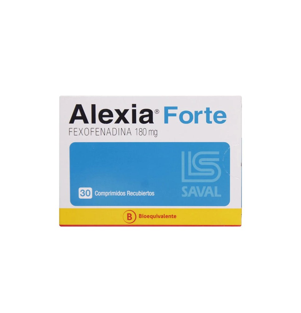 ALEXIA FORTE COM 180 MG X 30 (BE)
