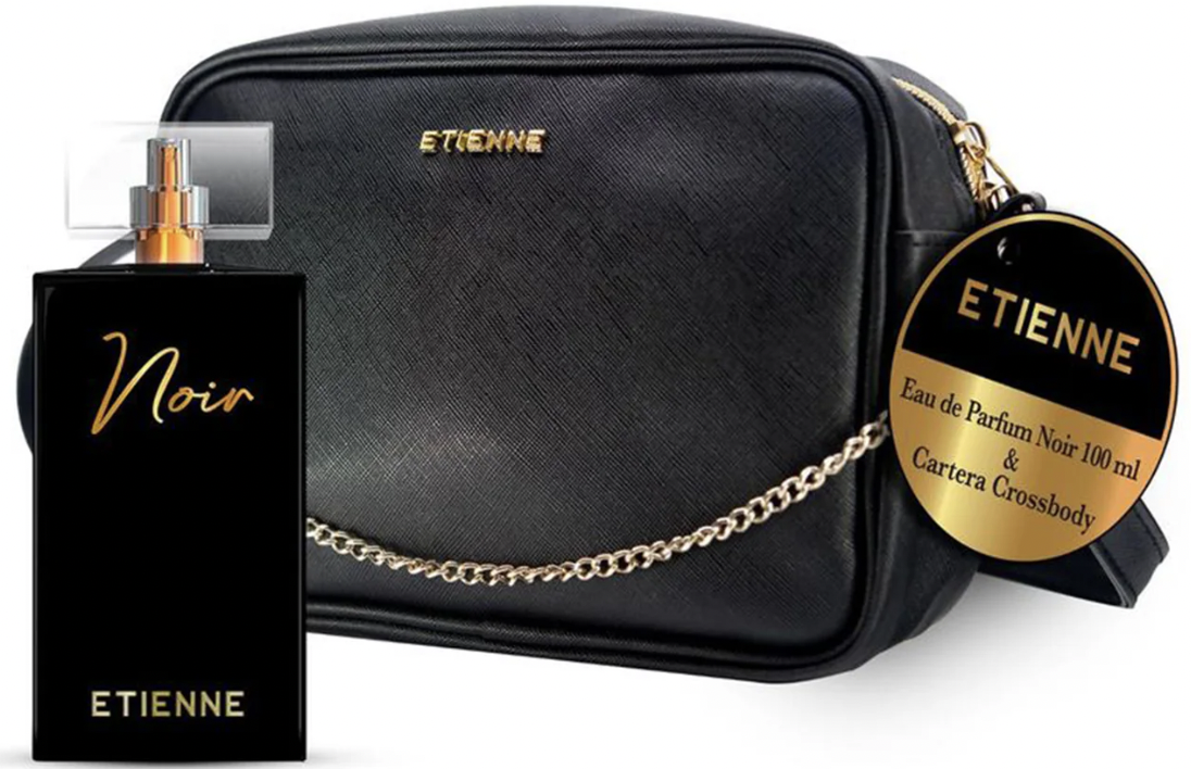 ETIENNE EDP NOIR X 100 ML + CARTERA