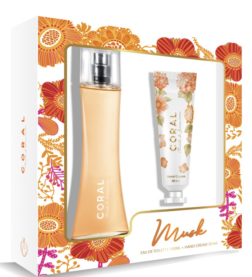 CORAL MUSK X 100 ML + CREMA MANOS X 50 GR