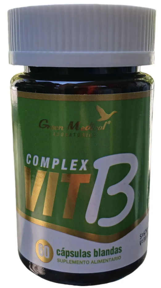 COMPLEX VIT B CAP BLANDA 500 MG X 60 GREEN MED