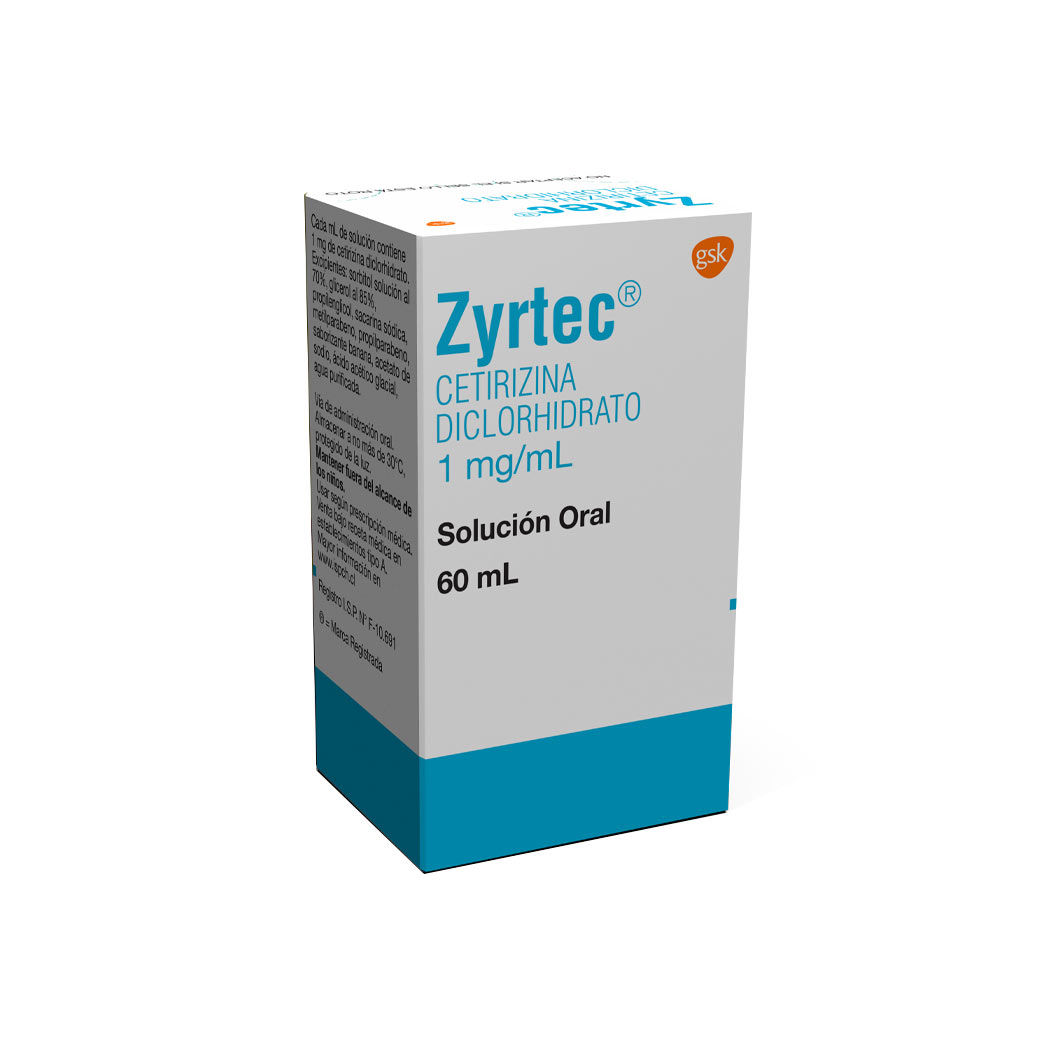 ZYRTEC JBE 1MG/ML X 60 ML