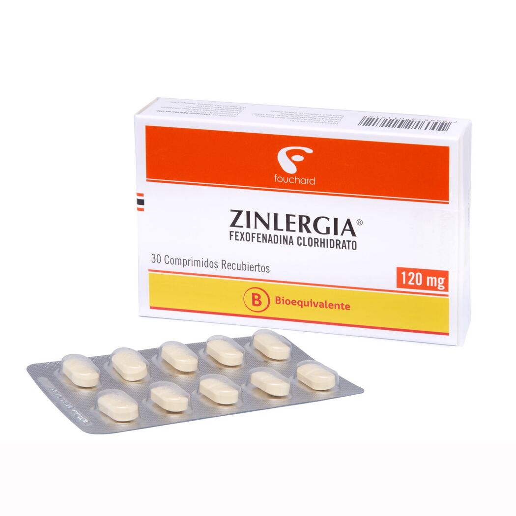 ZINLERGIA COM 120 MG X 30