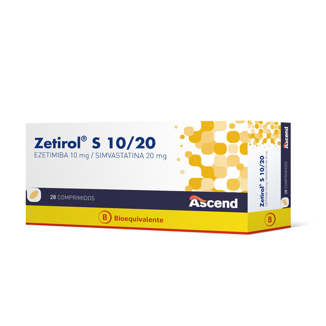 ZETIROL S COM 10/20 MG X 28 ASCEND