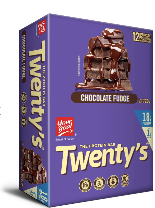 TWENTYS CHOCOLATE FUDGE X 12 UND