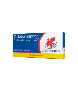 CICLOBENZAPRINA 10 MG X 20 COMPRIMIDOS