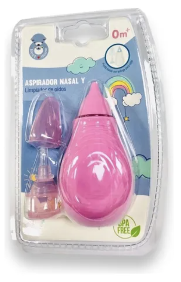 ASPIRADOR NASAL Y LIMPIADOR DE OIDO COLORES SURTIDOS BH