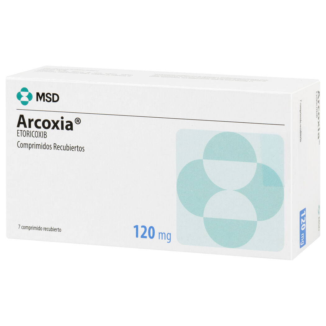 ARCOXIA 120 MG X 7 COMPRIMIDOS RECUBIERTOS 